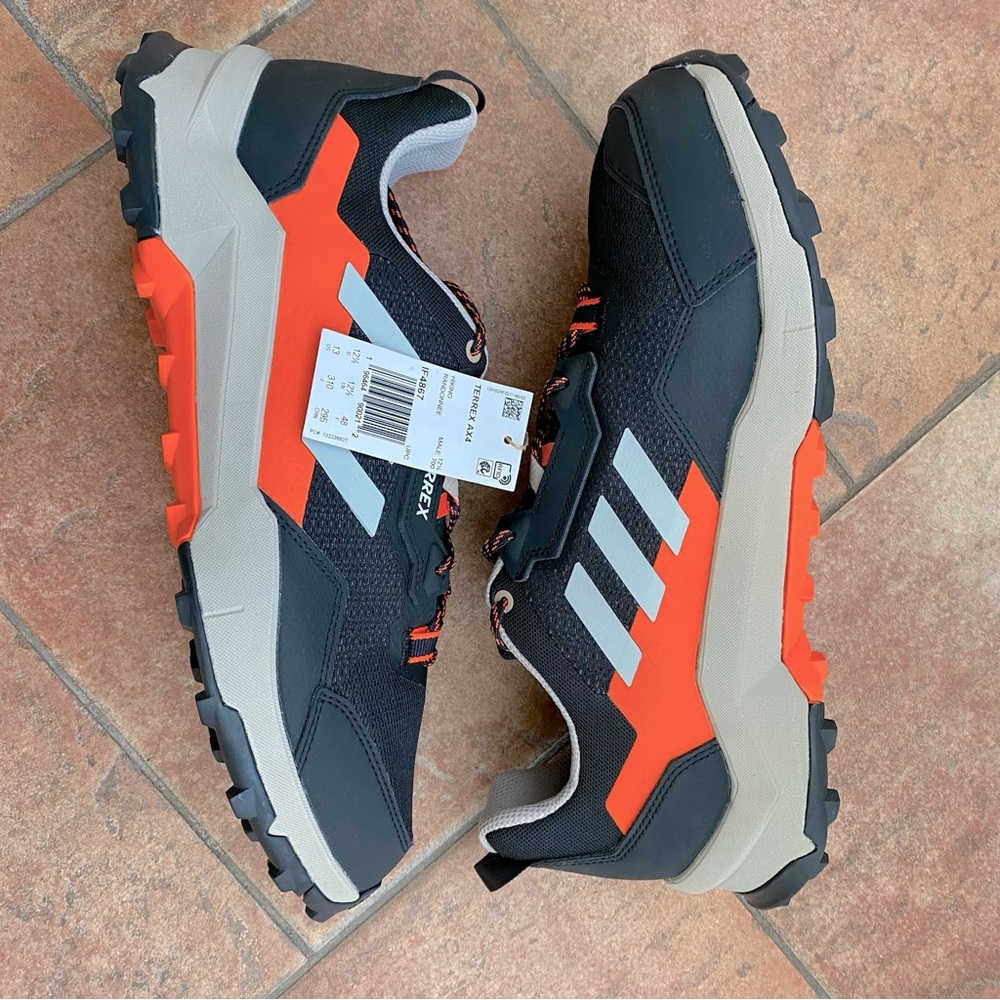 Size 13 - adidas Terrex AX4 Black Impact Orange
